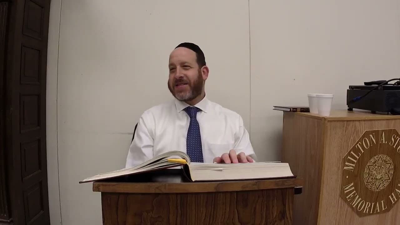 Daf Yomi: Menachos 87 with Rabbi Shmuel Silber
